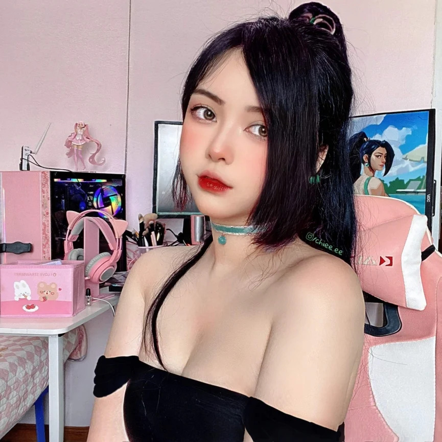 Gamer, Streamer, Cosplay Gamer, KOLs Nguyễn Thục Chi Cosplay Game chiee.ee14