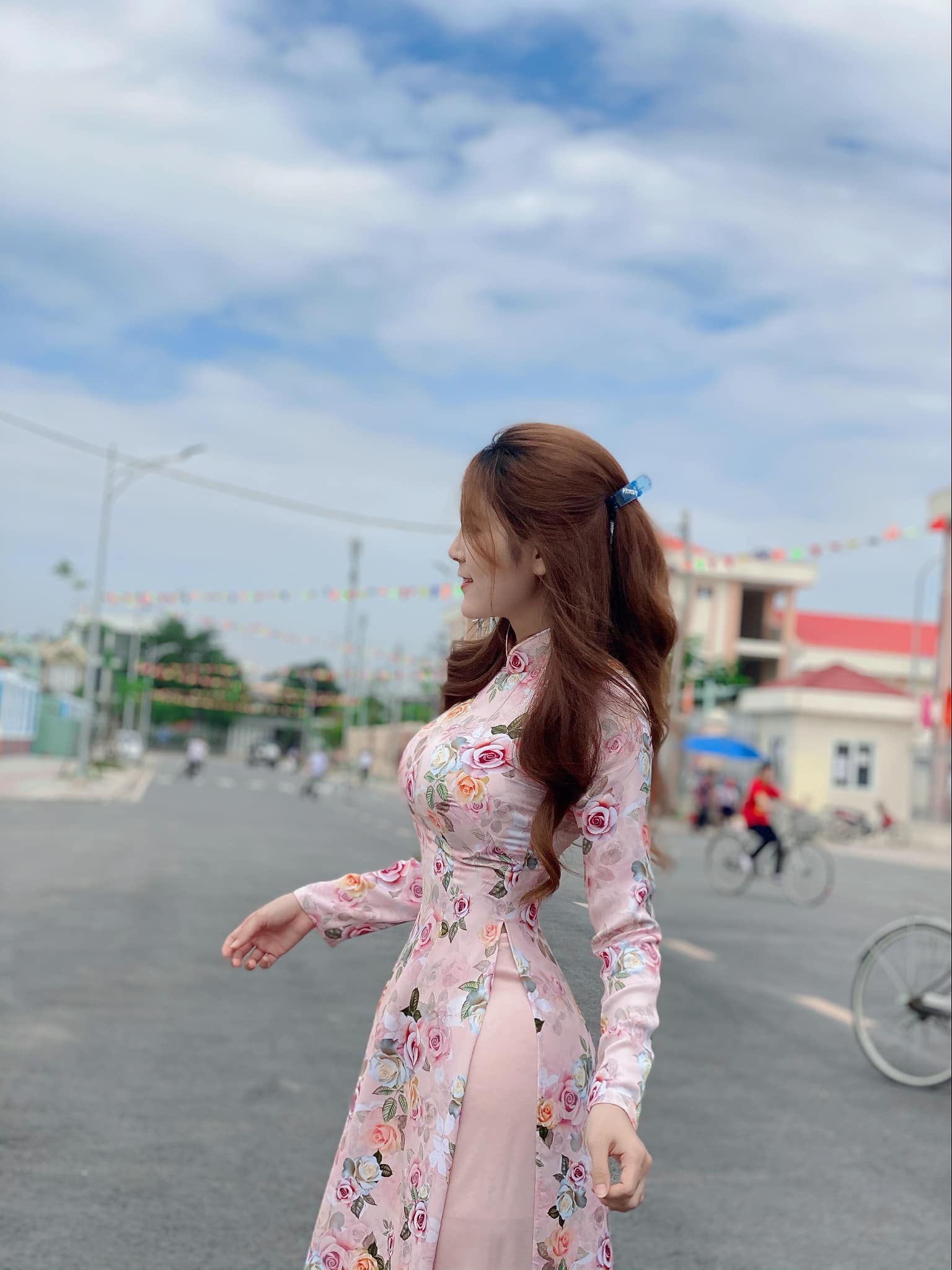 Sexy Girl, Girl cute, Girl dễ thương, Áo dài, Cô giáo Trân TRần TRan.tran1996