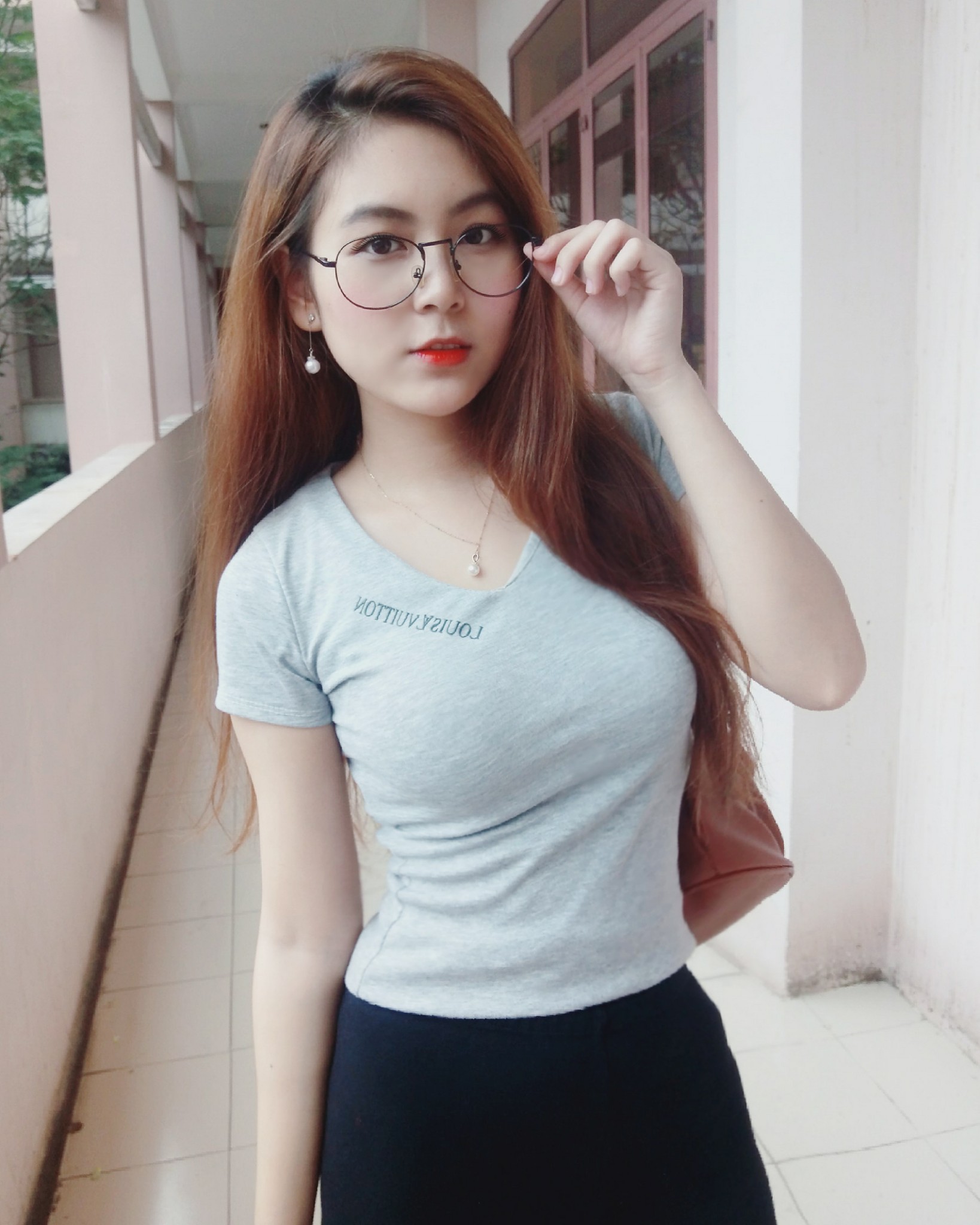 Sexy Girl, Girl cute, Girl dễ thương, Áo dài, Cô giáo Trân TRần TRan.tran1996