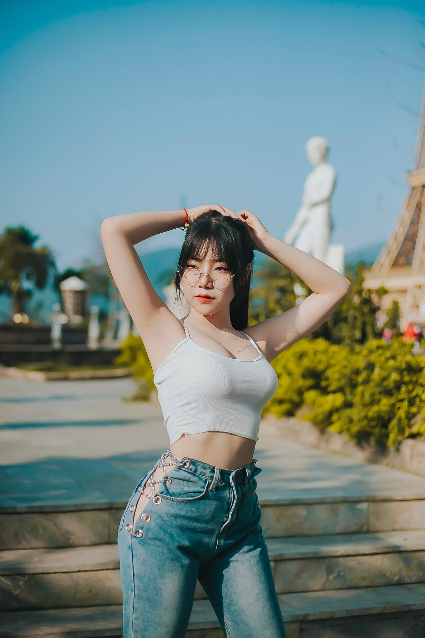 Girl xinh cute, gái xinh Trương Kiều aigidayztroi